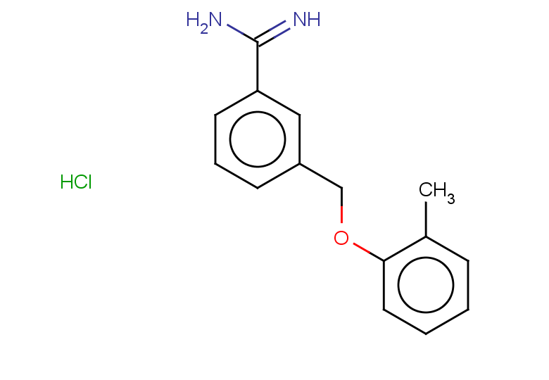 3-(2-methylphenoxymethyl)benzene-1-carboximidamide hydrochloride