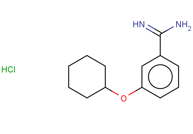 3-(cyclohexyloxy)benzene-1-carboximidamide hydrochloride