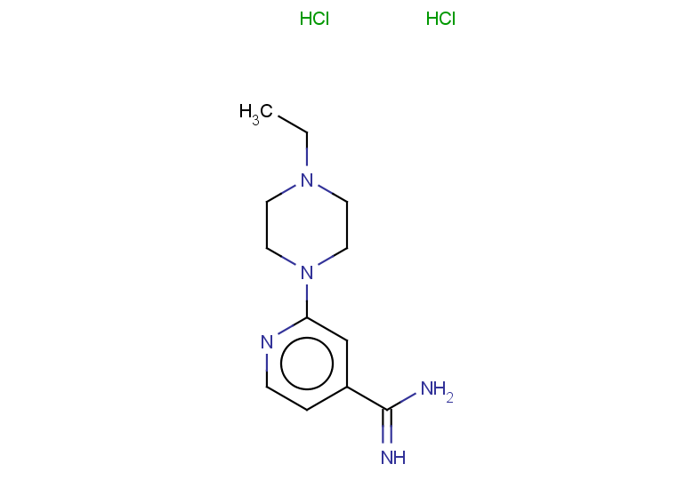 2-(4-ethylpiperazin-1-yl)pyridine-4-carboximidamide dihydrochloride