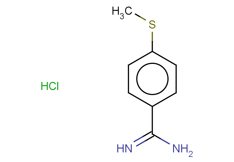 4-(methylsulfanyl)benzene-1-carboximidamide hydrochloride