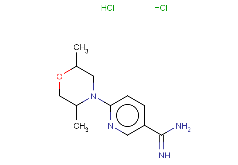 6-(2,5-dimethylmorpholin-4-yl)pyridine-3-carboximidamide dihydrochloride