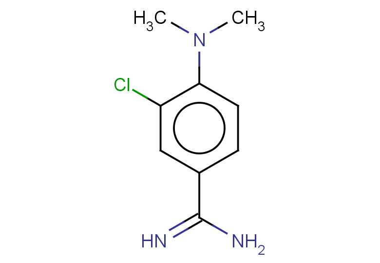 3-chloro-4-(dimethylamino)benzene-1-carboximidamide
