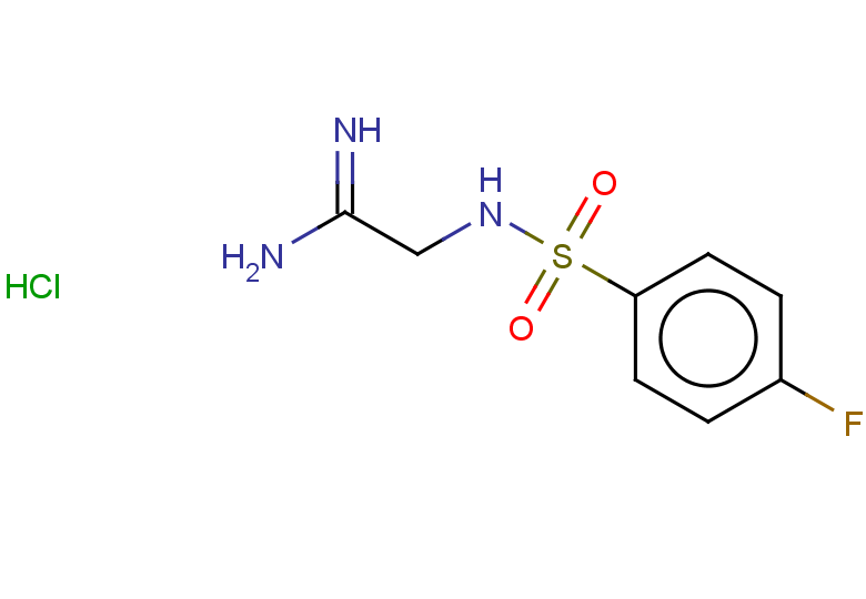 2-(4-fluorobenzenesulfonamido)ethanimidamide hydrochloride