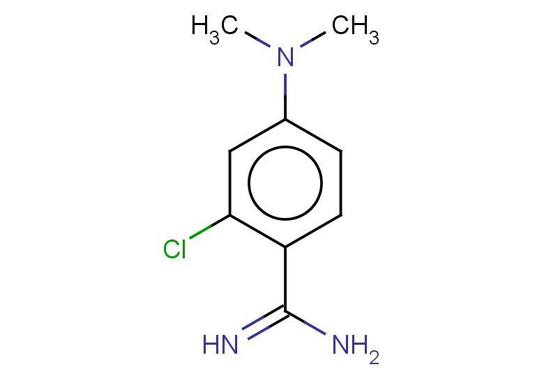 2-chloro-4-(dimethylamino)benzene-1-carboximidamide