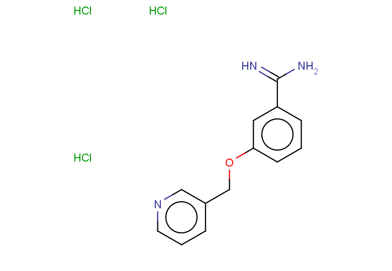 3-(pyridin-3-ylmethoxy)benzene-1-carboximidamide trihydrochloride