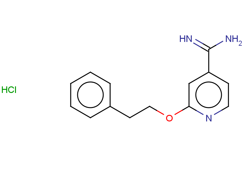 2-(2-phenylethoxy)pyridine-4-carboximidamide hydrochloride