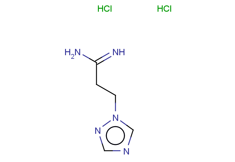 3-(1H-1,2,4-triazol-1-yl)propanimidamide dihydrochloride