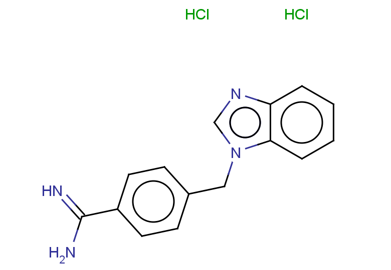 4-(1H-1,3-benzodiazol-1-ylmethyl)benzene-1-carboximidamide dihydrochloride