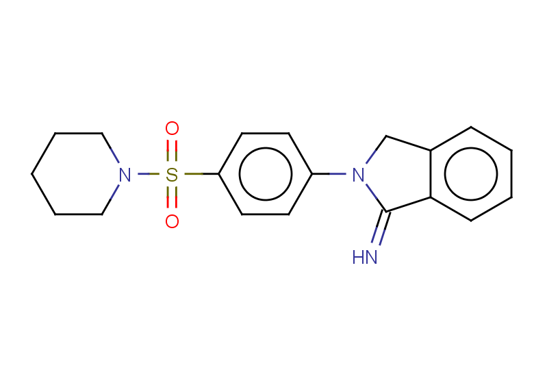 2-[4-(piperidine-1-sulfonyl)phenyl]-2,3-dihydro-1H-isoindol-1-imine