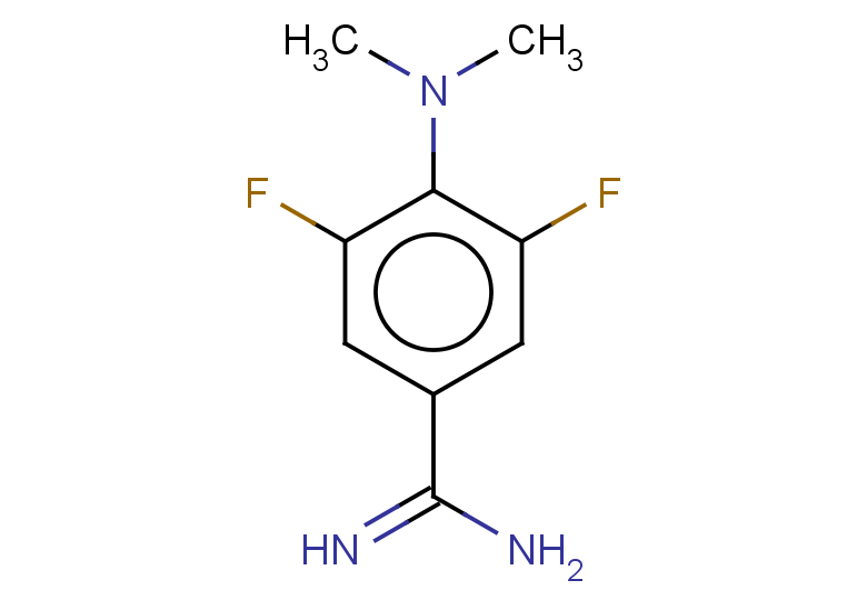 4-(dimethylamino)-3,5-difluorobenzene-1-carboximidamide