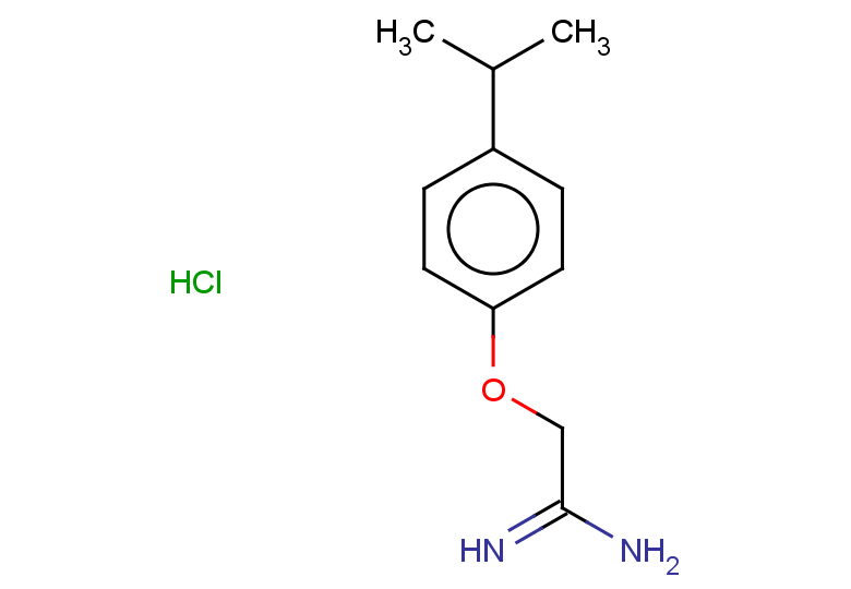 2-[4-(propan-2-yl)phenoxy]ethanimidamide hydrochloride