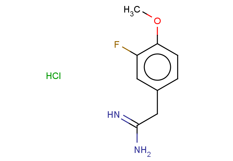 2-(3-fluoro-4-methoxyphenyl)ethanimidamide hydrochloride