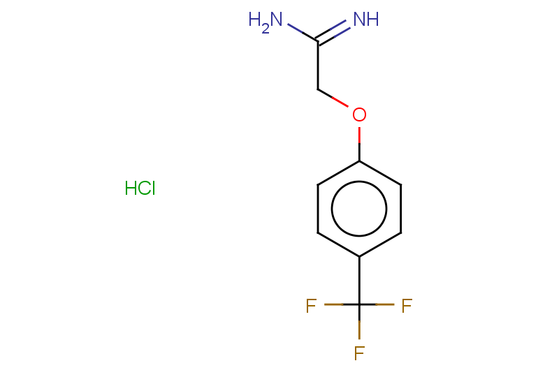 2-[4-(trifluoromethyl)phenoxy]ethanimidamide hydrochloride