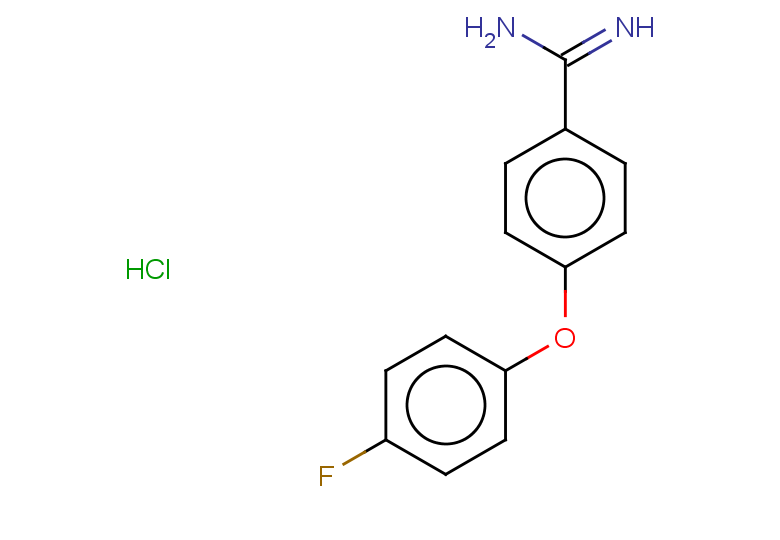 4-(4-fluorophenoxy)benzene-1-carboximidamide hydrochloride