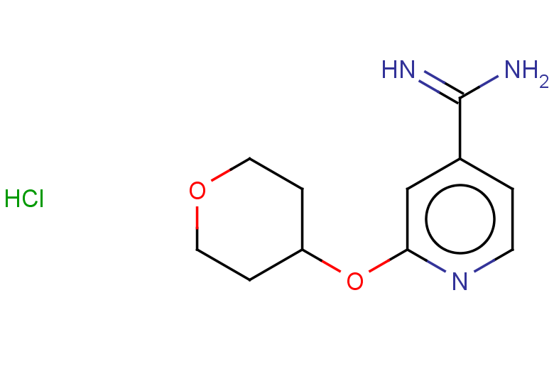 2-(oxan-4-yloxy)pyridine-4-carboximidamide hydrochloride