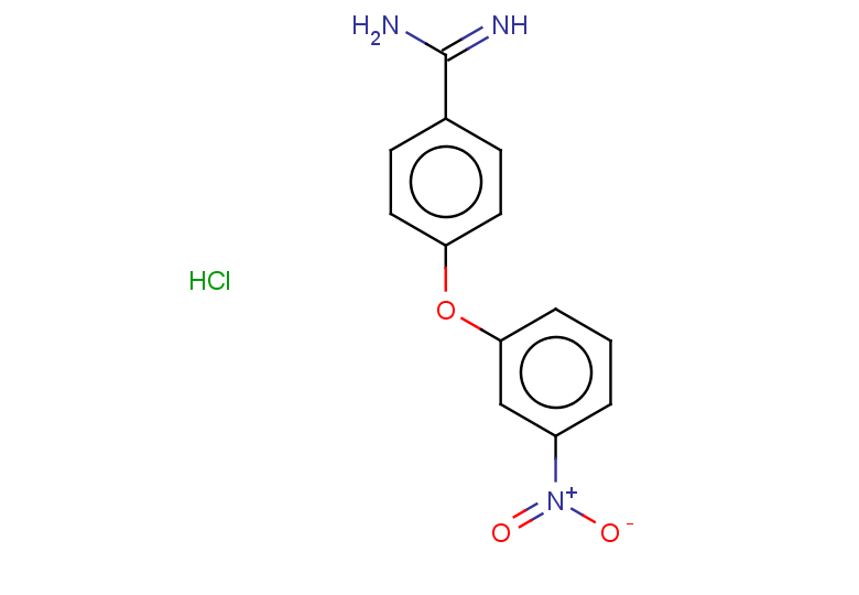 4-(3-nitrophenoxy)benzene-1-carboximidamide hydrochloride