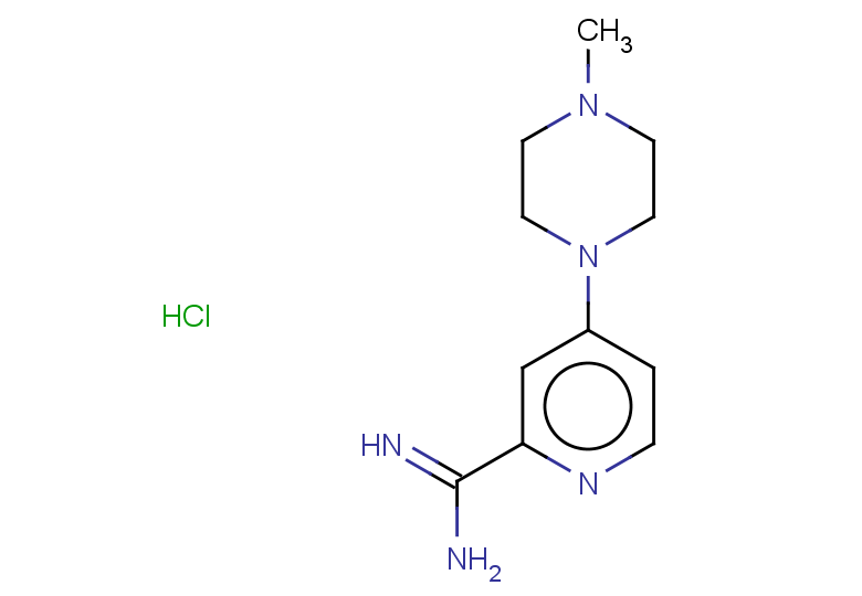 4-(4-methylpiperazin-1-yl)pyridine-2-carboximidamide hydrochloride