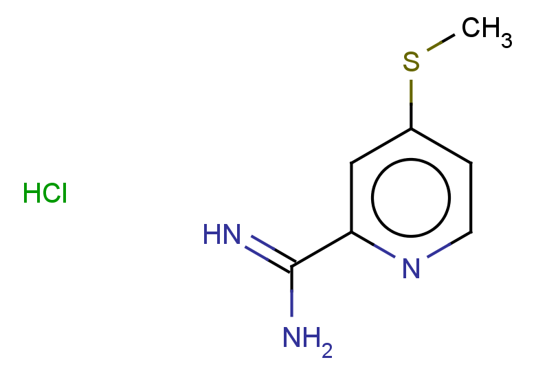 4-(methylsulfanyl)pyridine-2-carboximidamide hydrochloride