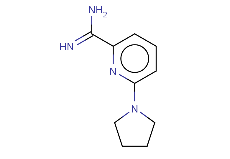 6-(pyrrolidin-1-yl)pyridine-2-carboximidamide