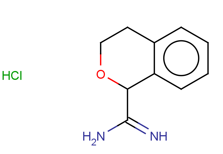 3,4-dihydro-1H-2-benzopyran-1-carboximidamide hydrochloride