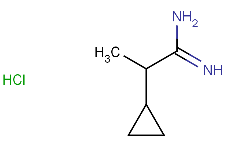 2-cyclopropylpropanimidamide hydrochloride