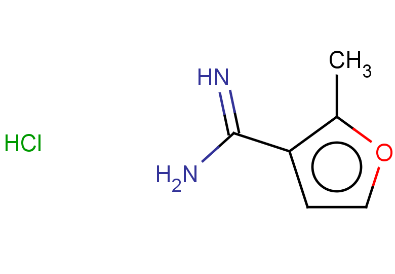 2-methylfuran-3-carboximidamide hydrochloride