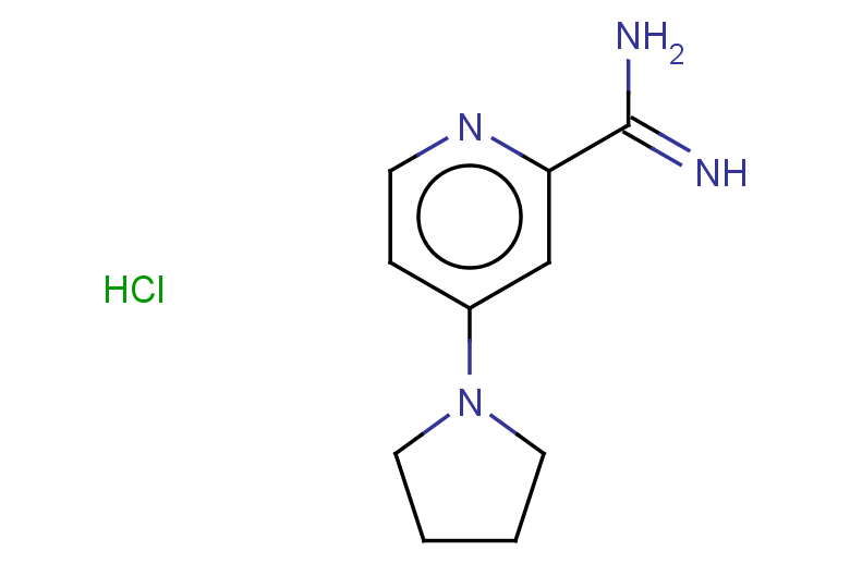 4-(pyrrolidin-1-yl)pyridine-2-carboximidamide hydrochloride