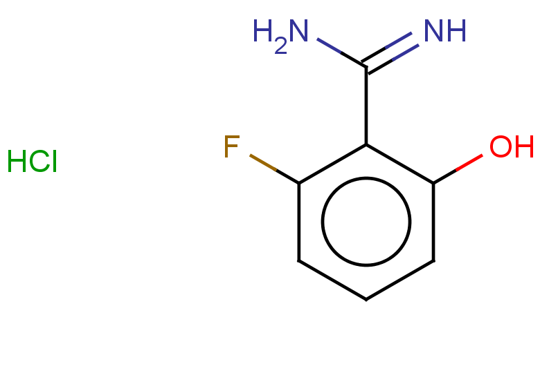 2-fluoro-6-hydroxybenzene-1-carboximidamide hydrochloride