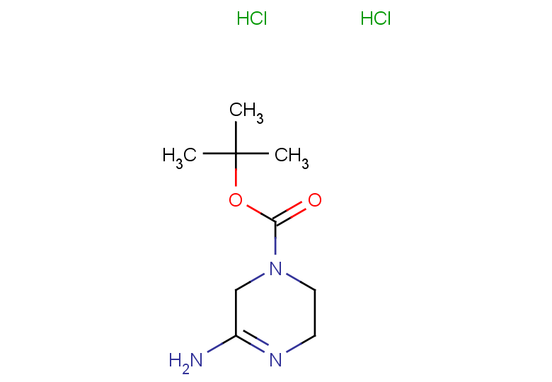 tert-butyl 5-amino-1,2,3,6-tetrahydropyrazine-1-carboxylate dihydrochloride