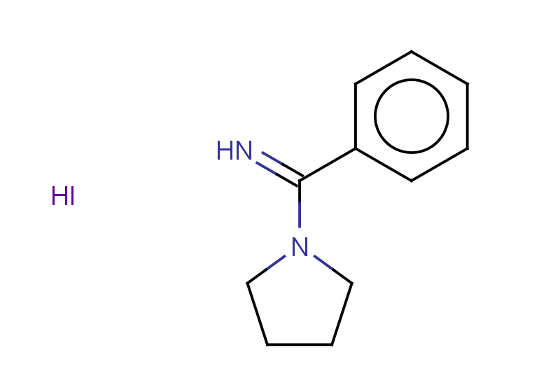 1-benzenecarboximidoylpyrrolidine hydroiodide