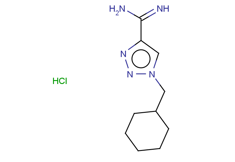 1-(cyclohexylmethyl)-1H-1,2,3-triazole-4-carboximidamide hydrochloride