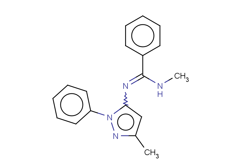 N-methyl-N'-(3-methyl-1-phenyl-1H-pyrazol-5-yl)benzenecarboximidamide