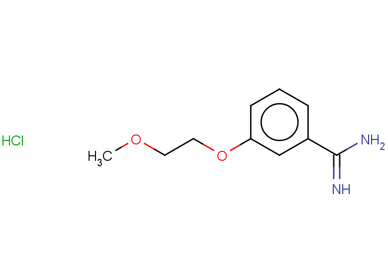 3-(2-methoxyethoxy)benzene-1-carboximidamide hydrochloride