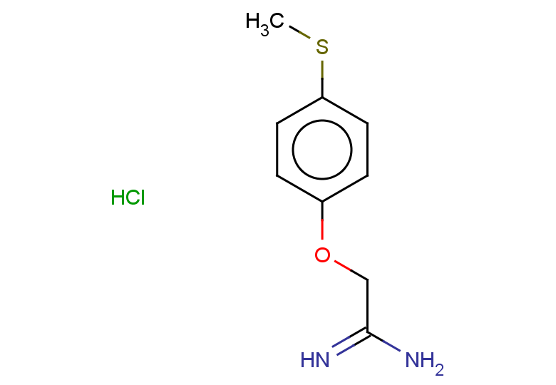 2-[4-(methylsulfanyl)phenoxy]ethanimidamide hydrochloride