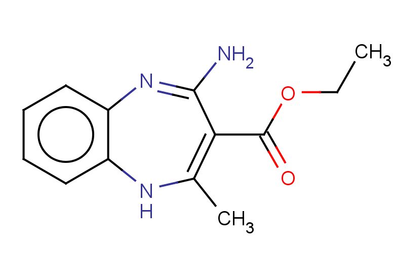 ethyl 4-amino-2-methyl-1H-1,5-benzodiazepine-3-carboxylate