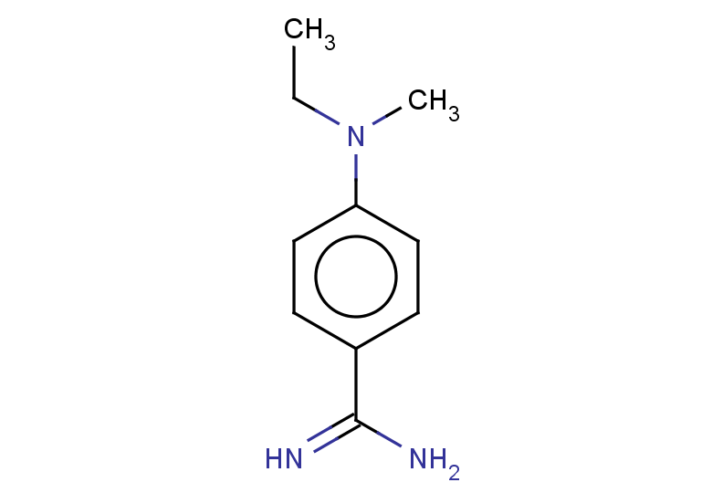 4-[ethyl(methyl)amino]benzene-1-carboximidamide