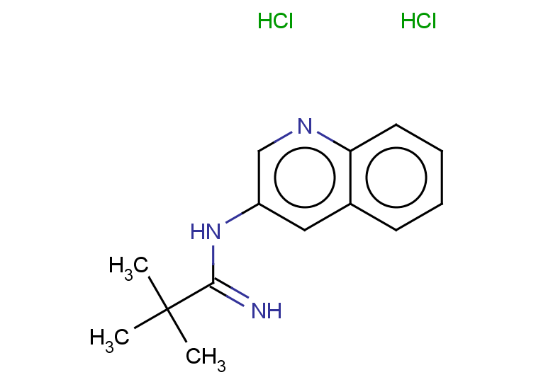 2,2-dimethyl-N-(quinolin-3-yl)propanimidamide dihydrochloride