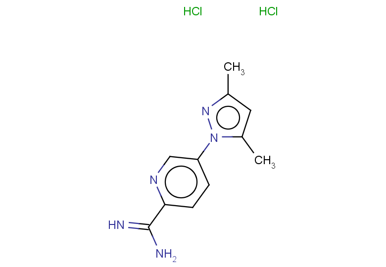 5-(3,5-dimethyl-1H-pyrazol-1-yl)pyridine-2-carboximidamide dihydrochloride