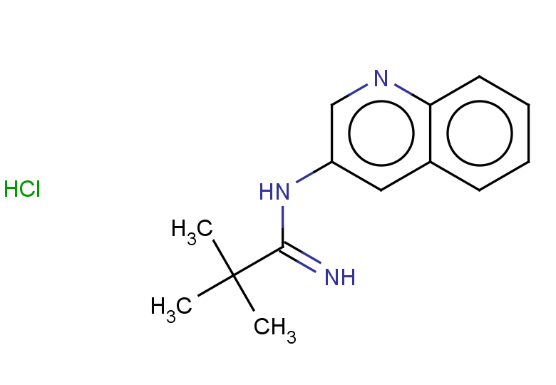 2,2-dimethyl-N-(quinolin-3-yl)propanimidamide hydrochloride