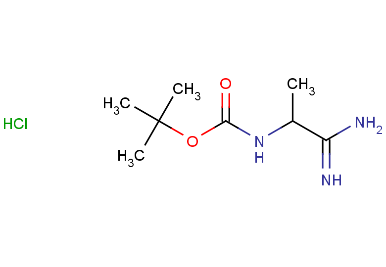 tert-butyl N-(1-carbamimidoylethyl)carbamate hydrochloride
