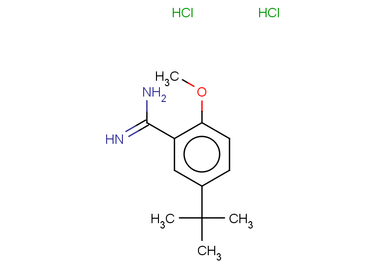 5-tert-butyl-2-methoxybenzene-1-carboximidamide dihydrochloride
