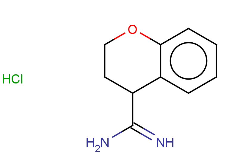 3,4-dihydro-2H-1-benzopyran-4-carboximidamide hydrochloride