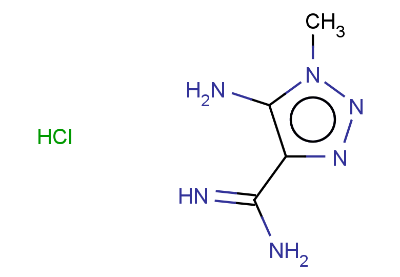 5-amino-1-methyl-1H-1,2,3-triazole-4-carboximidamide hydrochloride