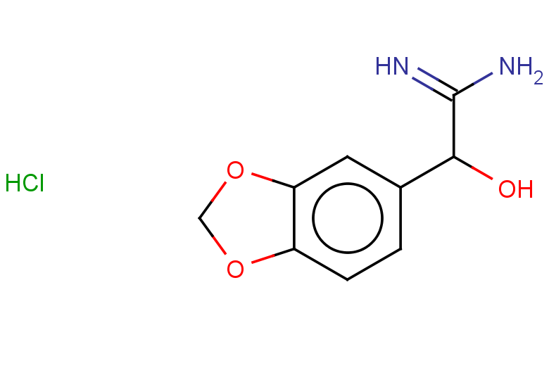 2-(1,3-dioxaindan-5-yl)-2-hydroxyethanimidamide hydrochloride