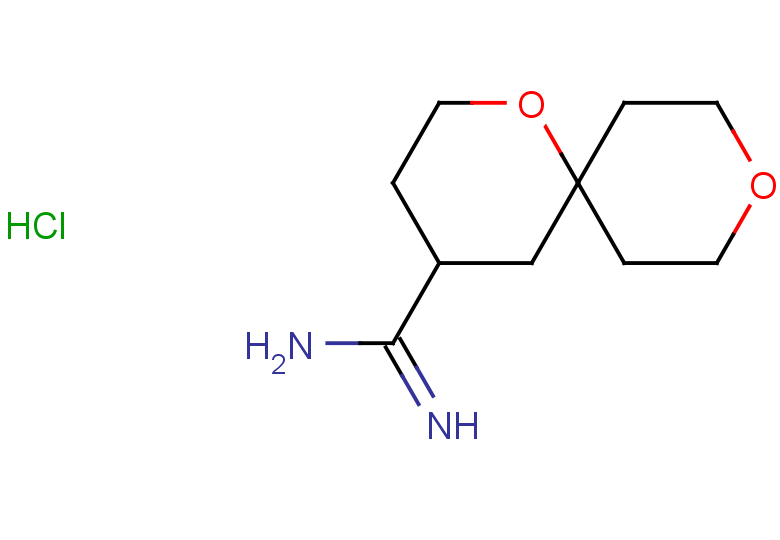 1,9-dioxaspiro[5.5]undecane-4-carboximidamide hydrochloride
