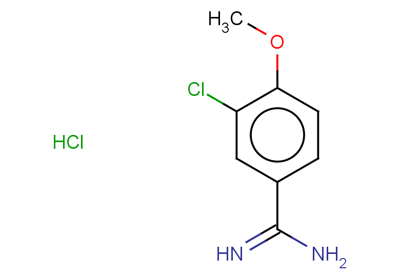 3-chloro-4-methoxybenzene-1-carboximidamide hydrochloride