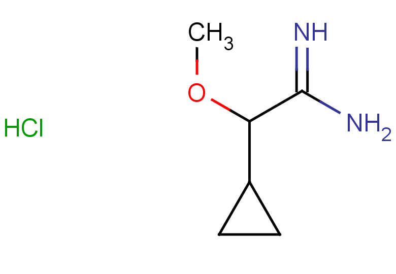 2-cyclopropyl-2-methoxyethanimidamide hydrochloride