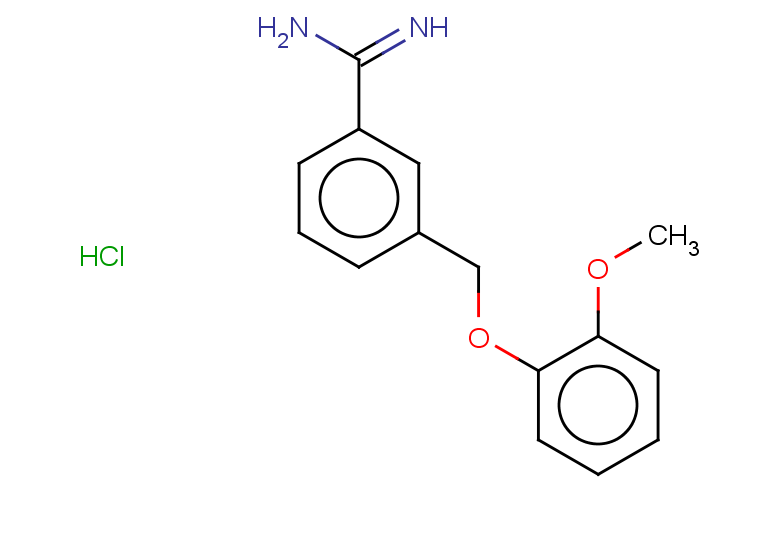 3-[(2-methoxyphenoxy)methyl]benzene-1-carboximidamide hydrochloride