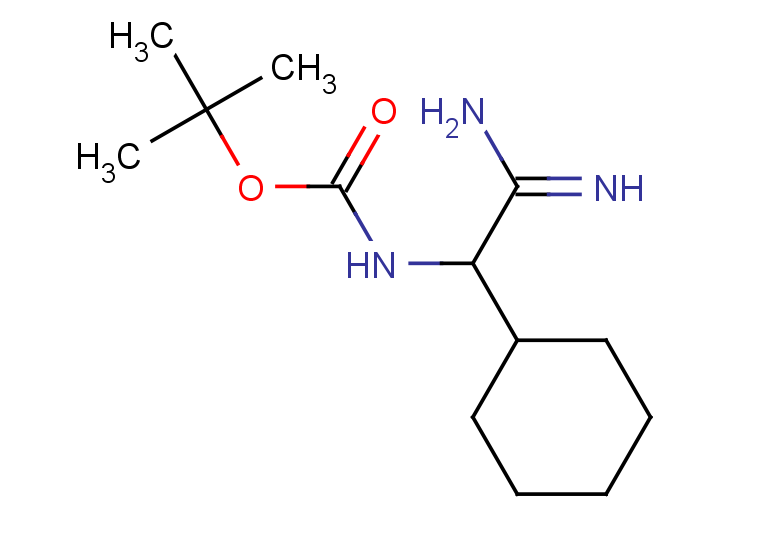 tert-butyl N-[carbamimidoyl(cyclohexyl)methyl]carbamate