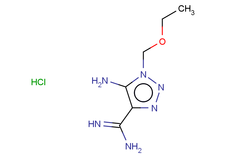 5-amino-1-(ethoxymethyl)-1H-1,2,3-triazole-4-carboximidamide hydrochloride